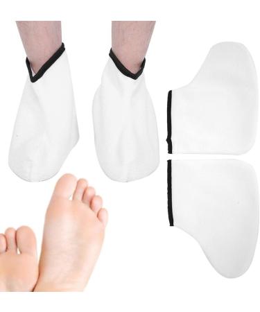 ZJchao Paraffin Booties Adjustable Hook Loop Design Assisting Paraffin Wax Heat Preservation with Beauty Wax Foot Care and Maintenance - Buy Online on GoSupps.com