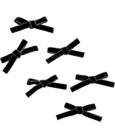 Muloo 6pieces Mini Bowknot Shape Hairpins Hot Girls Ribbon Bowknot Hair Clip Makeup Hair Clip for Woman Ponytail Hair Clip Beige - Buy Online on GoSupps.com