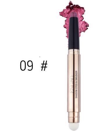  G n rique INTEROOKIE Double Head Monochrome Eyeshadow Pen High Light Smudge Free Beauty Makeup Pearl Light Sleepy Silkworm Eyeshadow (9#) - Buy Online on GoSupps.com