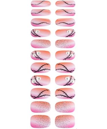 Limtula Halloween Nails Stickers Nails Polish Strips Semi Cured Gels Nails Strips Manicures Stickers Full Nails Wrap for Woman Bsa0056 - Buy Online on GoSupps.com