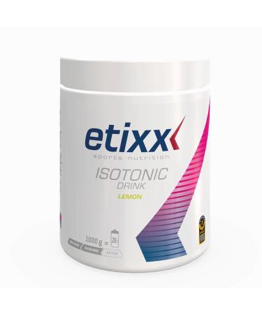 Etixx Isotonic Isotonic Lemon Drink 1000g - Rapid Hydration and Energy, For Endurance and Recovery