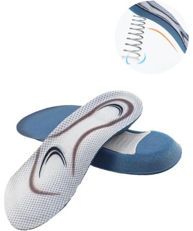 Mobestech Flat Foot Insoles - Arch Support Shoe Inserts for Plantar Fasciitis Relief - 3 Pairs for Men & Women - Buy Online on GoSupps.com