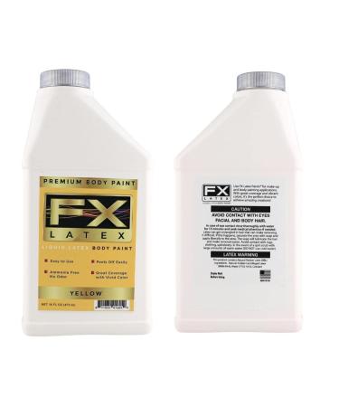 Liquid Latex Fashions - Ammonia-Free Yellow Face Paint for Kids & Adults | 16 oz | Ideal for Art Parties Cosplay & Concerts - Buy Online on GoSupps.com