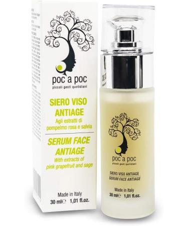 POC A POC - Anti-aging anti-wrinkle facial serum for the face with collagen hyaluronic acid green walnut hydrolyzate peptide. 30 ml format - Buy Online on GoSupps.com