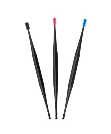 Artibetter Silicone Ear Plugs 3pcs Silicone Earpicks Soft Ear Cleaner Double-Ended Ear Wax Removal Ear Curette Ear Cleaning Kit for Adults Ear Cleaners