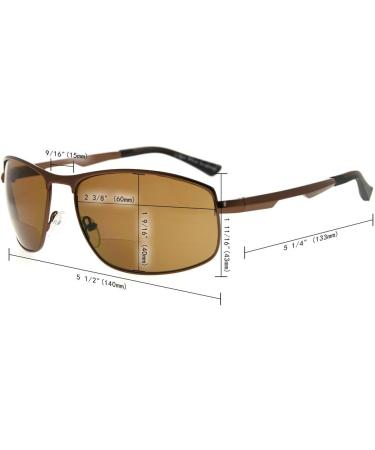 Eyekepper Bifocal Sunglasses - Black +2.00 Sun Readers for Outdoor Activities | International Shipping Available - Buy Online on GoSupps.com