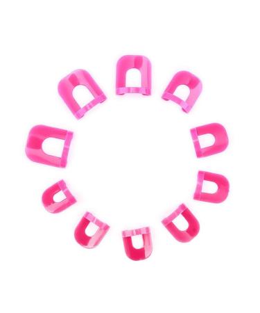 Zeaybsr 26-Piece Nail Polish Stencil Set - Reusable Nail Art Protection Tips & SIAL Painting Guide (Pink) | Essential Manicure Tools for Perfect Nail Art - Buy Online on GoSupps.com