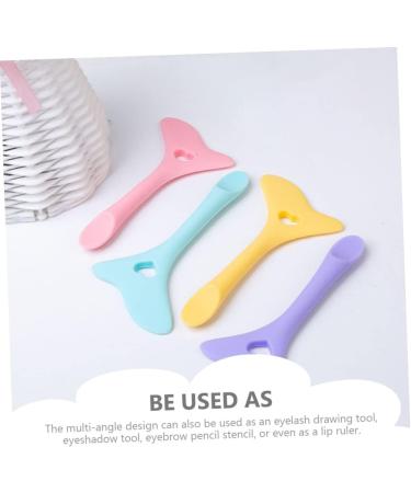 Mipcase 6 Pcs Eyeliner Makeup Tools Silicone Eyeshadow Stencil Make up Tools for Women Shield The Face Girl mediumx3pcs Assorted Colorx3pcs - Buy Online on GoSupps.com