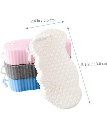 Belliffy 4pcs Bath Sponge Body Scrubber for Kids - Exfoliating Spa Shower Tool for Infants - PVA Soft Material - Buy Online on GoSupps.com