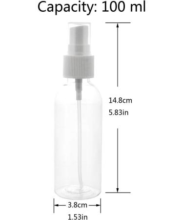 Ulife Mall 5-Pack 100ml Refillable Perfume Spray Bottles - Portable Atomizers for Liquid & Cosmetics - Buy Online on GoSupps.com