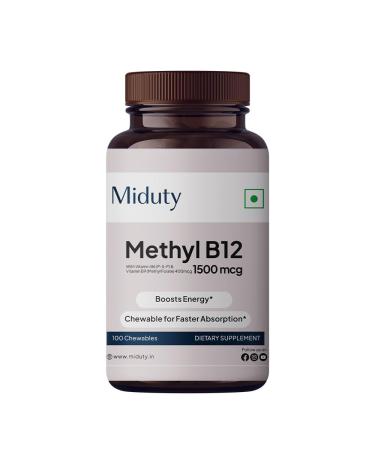 by Palak Notes - Methyl Vitamin B12 with Methylcobalamin - Folate - Vitamins B6 - Chewable Tablets - Natural Vitamin B12 Vitamin Tablets for Men and Women - 100 Chewables 100 Count (Pack of 1)