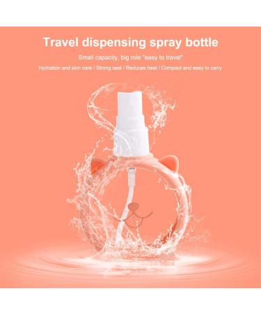 EIOLWJIEO 55ML Travel Empty Bottle Plastic Refillable Portable Spray Atomizer Pump Fluid Mist Essential Oil Dispenser Moisturizing Red - Buy Online on GoSupps.com
