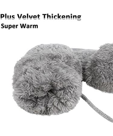 Baby Toddler Furry Winter Gloves - Warm Knit Magic Mittens with Fleece Lining for Kids 0-3 Years - Brown - Buy Online on GoSupps.com
