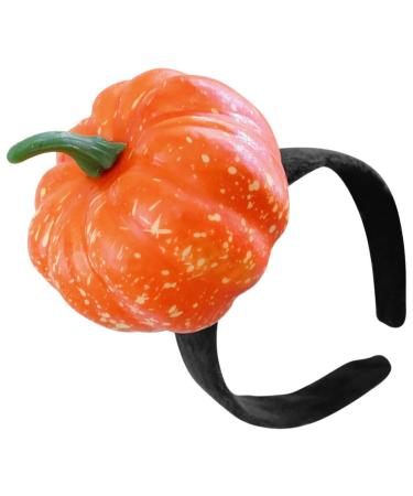 minkissy Pumpkin Hair Hoop Pumpkin Headbands Festival Headpiece Simulation Vegetable Hairband Cosplay Accessories for Women