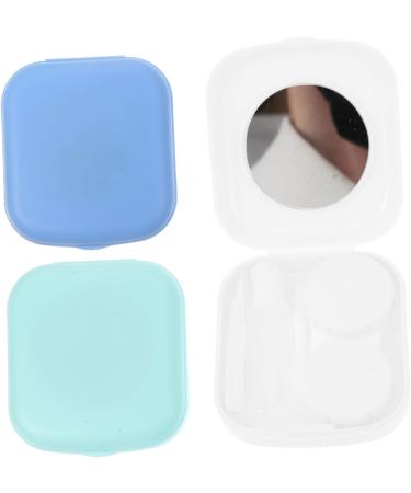 Buy Healvian 9-Sentence Contact Lens Container Set - Stylish Travel Kit for Women Colorful Eyes Case & Makeup Organizer - Glossy Small Storage Box for Contact Lenses - Buy Online on GoSupps.com