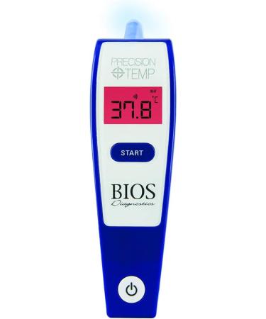 BIOS Diagnostics Instant Response (1 Second) Ear Thermometer with Bluetooth BPA Free Stores 30 Readings Auto Shut Off C/F Switchable Fever Glow Technology MediLink App - Buy Online on GoSupps.com