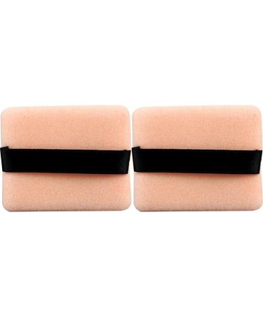 2pcs Powder Puffs for Pressed Loose Powder Puff Portable Soft Cosmetic Makeup Beauty Tool