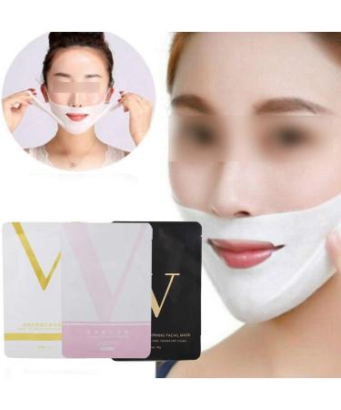 V Face Masks - V Line & Double Chin Reducer | Slimming & Lifting Anti-Wrinkle Facial Treatment (White Pack - Buy Online on GoSupps.com