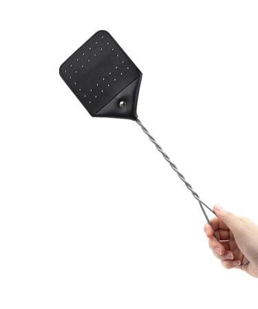 Fly Swat Extended Handle Fly Swatter Hand Leather Durable Washable Fly Swatters for Household Fly Swatter