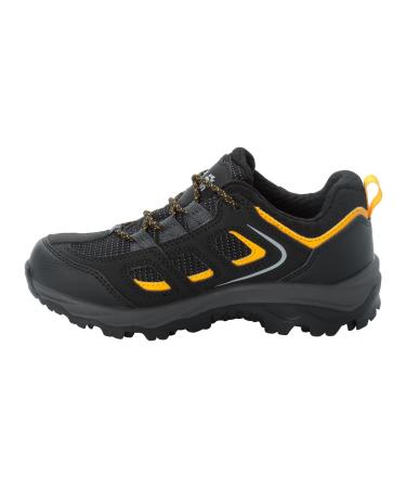Jack Wolfskin Unisex VOJO TEXAPORE LOW K Hiking Shoes 38 EU Black Burly Yellow
