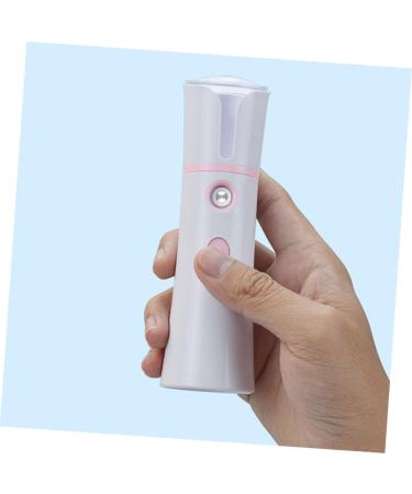 PLAFOPE 1pc Face Humidifier for Dry Skin Nano Steamer White Portable Face Humidifier 14.1x4cm - Buy Online on GoSupps.com