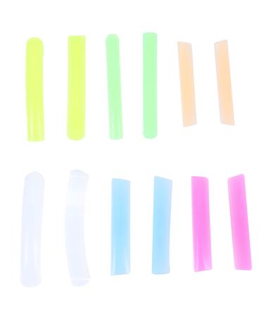 MAGICLULU 12 Pairs Pad for Hot Eyelashes Mat Eyelashes Curler Eyelash Pad False Eyelash Curling Root Eyelash Perm Accessories Tool Kit Pearlescent