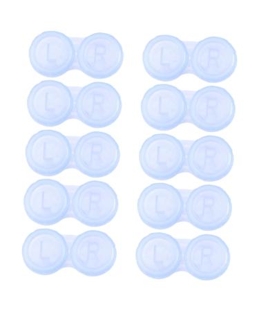 Per compris 10st contact lens container contact lenses bottle simple contact lens container container for lentil container contact drink case travel box colored contact lenses