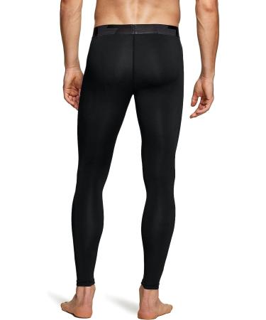 TSLA Men's Compression Pants 2 Pack - Cool Dry Athletic Workout Tights for Running and Sports - Black Large - Buy Online on GoSupps.com