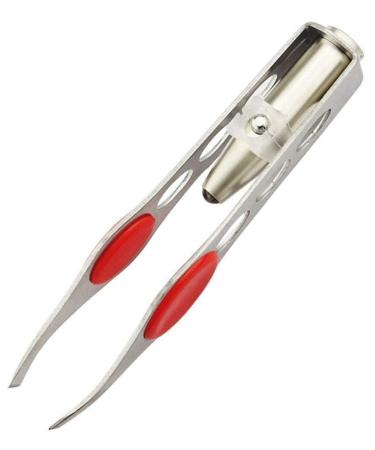 Details about tweezers with LED light for hair removal tool eyelashes DJ0342 make-up eyebrow # professional long tweezers for men long tweezers long tweezers ingrown