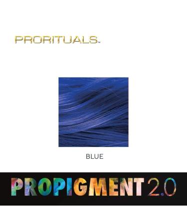ProPigment 2.0 Blue Hair Dye - Vibrant Permanent Color | Professional Quality Rich Shine & Soft Silky Hair - 4oz - Buy Online on GoSupps.com