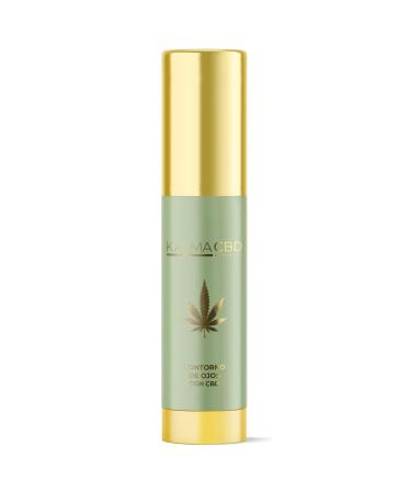 Eye Contour Cream with CBD 100% Natural Ingredients and Cruelty Free Vegan Formula Firming Active Ingredients Reduces Wrinkles Reduces Bags and Dark Circles (15 ml)