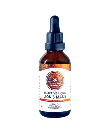 Lions Mane Supplement - High Strength Liquid Lions Mane 24000mg - Made in UK - Pure Alcohol Free