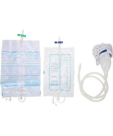 Silicone Urine Collector for Men - Includes 2 Catheter Bags | Ideal for Elderly & Healthcare Use - Buy Online on GoSupps.com