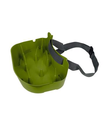 Line Basket Authentic Danish Fisker Design Fly Fishing Stripping Basket Ergonomic Smooth Curved Super Light Minimize Line Tangles with Silicone Spike for Line Tray Green