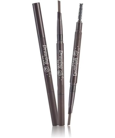 Beavorty Brow Pencil 2 in 1 Eyebrow Pencil Brush Set Auto-for Eye Brow Long Lasting Makeup (Medium Coffee) Eye Brow Pen 1 count (Pack of 1) As Shown - Buy Online on GoSupps.com
