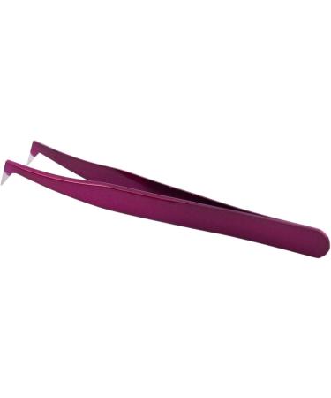 GUIJIALY Pro Beauty Precise Straight Curved Eyebrow Eyelashes Extension Tweezers Purple - Buy Online on GoSupps.com