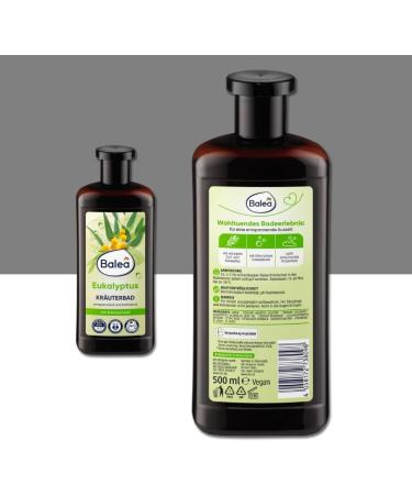 Balea Set of 3 herbal bath products: thyme and mint lavender eucalyptus 3 x 500 ml - Buy Online on GoSupps.com