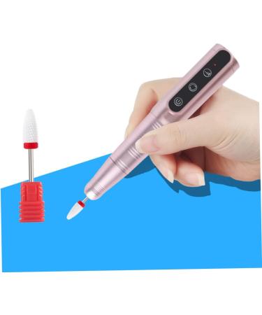 minkissy Nail Polisher Electric Nail File Electric Nail Drills Gel Nails Drill Professional Manicure Kit Nail Polish Drill Electric Nail Drill Pen Cat Nail File Tool Portable Aluminum Alloy - Buy Online on GoSupps.com