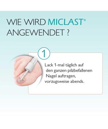 Buy MICLAST 80 mg/g Medicated Nail Polish 3 ml - Effective Nail Fungus Treatment - International Shipping Available - Buy Online on GoSupps.com