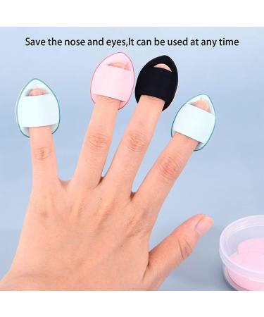 Aokeeu Mini Makeup Powder Sponge Set - 5 Piece Foundation Applicators for Loose Powder - Ideal Makeup Tool for Flawless Finish - Buy Online on GoSupps.com