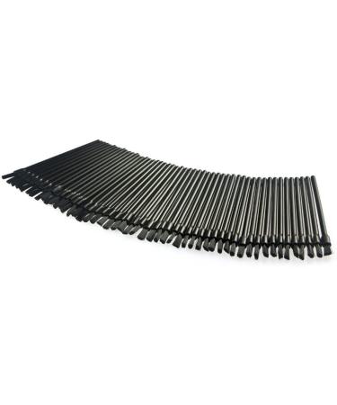 Pure Vie 100 Pieces Disposable Lip Brushes Lipstick Gloss Wands Applicator Makeup Tool Kits Black - Buy Online on GoSupps.com