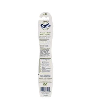 Tom's Toothbrush Adult Soft - 1ct Single Pack - Buy Online on GoSupps.com