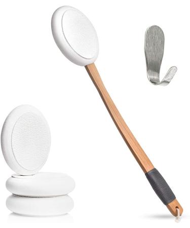 Back Lotion Applicator for Easy Reach Self-Application - Includes Handle, 4 Pads, Hook - Ideal for Cream, Sunscreen, Self Tanner - Buy Online on GoSupps.com