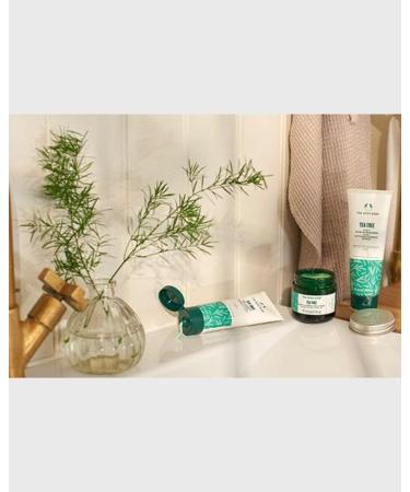 Buy The Body Shop Skin Clearing Tea Tree Clay Mask - Vegan - 2.5 Fl Oz for Oily Blemished Skin | International Shipping Available - Buy Online on GoSupps.com
