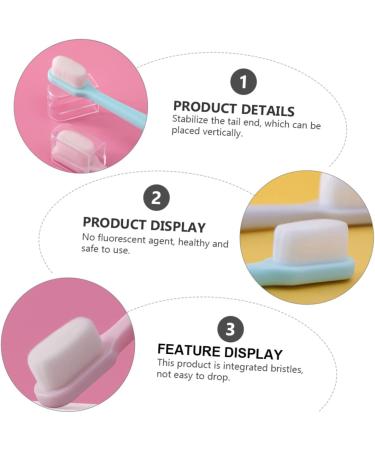 Beaupretty 4-Piece Soft Toothbrush Set for Moms | Ultra Oral Care Tools for Postpartum Mouth Cleaning - Buy Online on GoSupps.com
