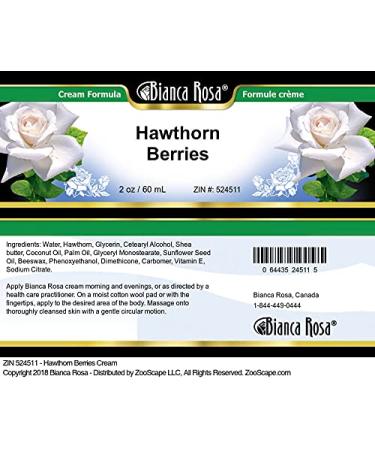 Bianca Rosa Hawthorn Berries Cream (2 oz ZIN: 524511) - Buy Online on GoSupps.com