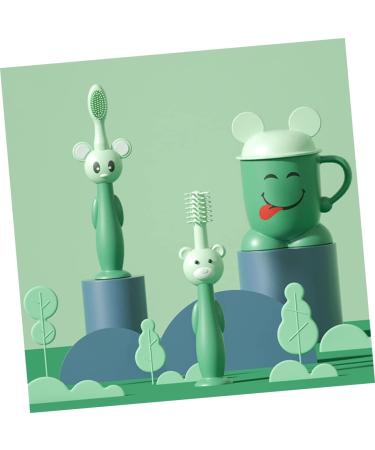 Beaupretty Toddler Toothbrush Set - Silicone Baby & Childrens Tooth Cleaning Brush for Infants - Safe & Soft Baby Training Toothbrush - Buy Online on GoSupps.com