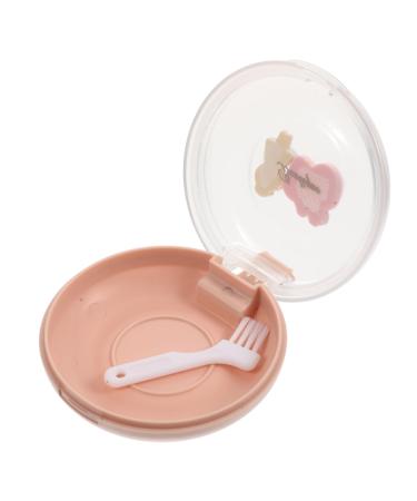 Gatuida container prostheses storage box retainer etui retainer para guardar tool stand invisiliners case etui aligner etui outdoor clamping etui cartoon peak container toothing pink 10x8.4x2.7cm