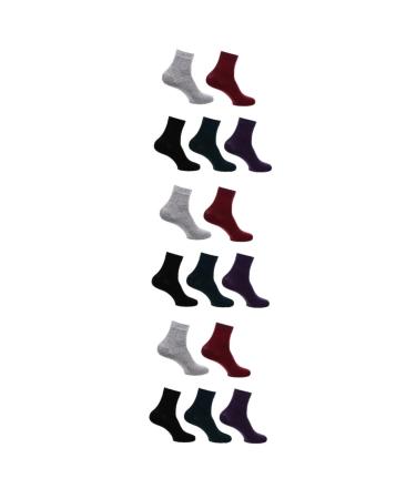 minkissy 15 Pairs Gel Ripstop Socks Women s Socks Calcetines para Mujer Cracked Heel Socks Stockinette Hard Spa Socks Women Socks Cracked Heel Silicone Sock Heel Pad Pure Cotton Miss Foot