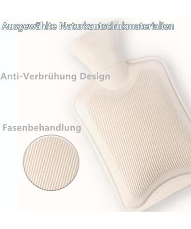 Norhogo 1L Red Deer Heat Bottle - Soft Premium Plush Hot Water Bottle for Neck Shoulders Back & Waist | Removable & Washable | Ideal for Kids & Adults - International Shipping - Buy Online on GoSupps.com
